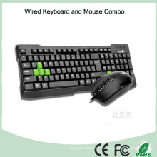 2016 Ratón combinado cableado más barato del teclado del ordenador (KB-1688C)